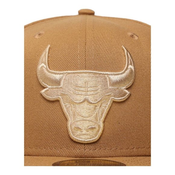 New Era Chicago Bulls Wheat Pack 59FIFTY Fitted Hat Cap Exclusive - Picture 4 of 10